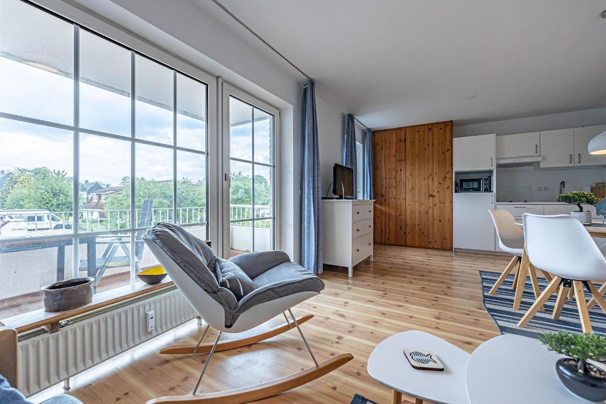 Fewo1846 - Strandresidenz Wassersleben Nele - Studioapartment Mit Balkon Und Meerblick Harrislee Extérieur photo